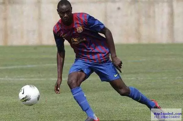 Barcelona release Nigerian defender, Ekpolo